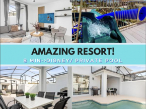 Storey Lake Pool Free Waterpark 2 Miles to Disney!